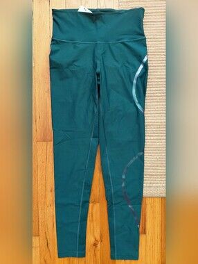 Casall Athletic Leggings with Reflective Side Accent S/M